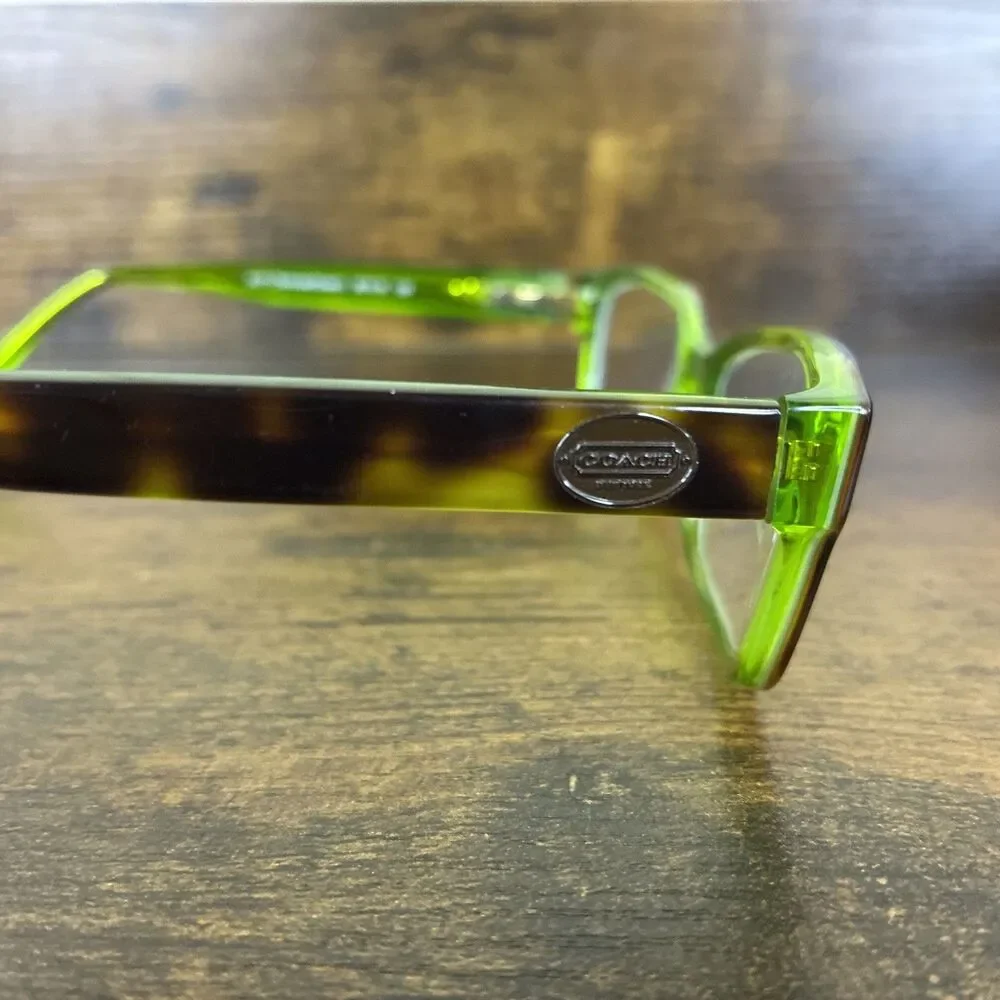 Coach Brooklyn 5117 Tortoise Green Eyeglasses Frames Only HC6040 5016135